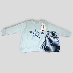 Liabel Pigiama Neonato Lungo In Puro Cotone Stampato   Art.pne21l4