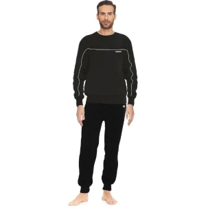 Irge Home Wear Tuta Ragazzo Invernale Girocollo In Felpina Di Cotone  Art. Su127