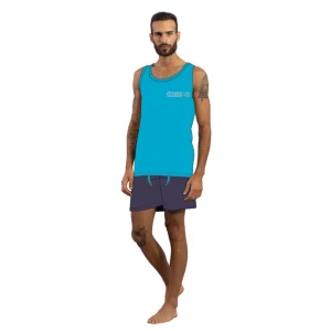 El Charro - Completo Uomo Vogatore Jersey Con Ppantalone Corto In French Terry Puro Cotone  Art. Gcm117