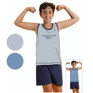 Irge - Pigiama Bimbo Corto Spalla Larga Con Stampa In Puro Cotone  Art. Ikc400