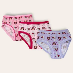 Cotonella Confezione 3 Pezzi Slip Bambina In Puro Cotone Fantasie Assortite-  Art.ab104 E303 3d100