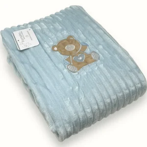 Nazareno Gabrielli - Piumone Per Culla In Pile -ricamo Little- 75x100  Art. Ng4744-1