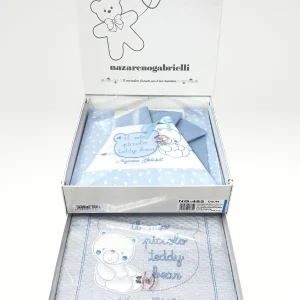 Nazareno Gabrielli Coordinato Copertina Piquet+completo Lenzuola X Carrozina Art. Ng463-d44