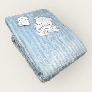 Nazareno Gabrielli Piumoncino Lettino Ricamato In Pile 110x140  Art. Ng4844-4