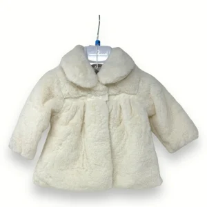 Nazareno Gabrielli - Pelliccetta Neonata Soffice E Calda In Colore Panna  Art. Ng1225