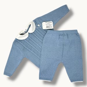 Nazareno Gabrielli - Completo Clinico 2 Pezzi In Filo Disegno Treccia Colori Assortiti Art. Ng2029-4