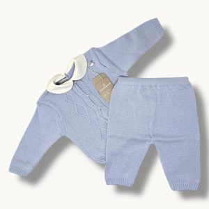 Nazareno Gabrielli - Completo Clinico 2 Pezzi In Filo Disegno Treccia Colori Assortiti Art. Ng2029-6