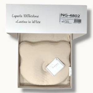 Nazareno Gabrielli - Confezione Regalo Con Copertina + Cuscino In Lattice In Cotone 100% Art. Ng4802