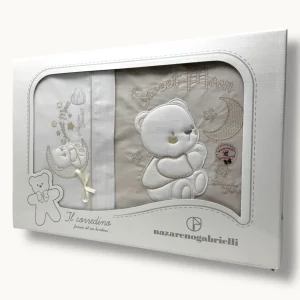 Nazareno Gabrielli Coordinato Culla Composto Da (completo Lenzuola 3 Pezzi + Copertina + Soffice ... Art. Ng3002-16