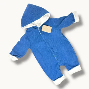 Nazareno Gabrielli Tutone Baby Maschietto/femminuccia A Costine Con Cappuccio Art. Ng2019