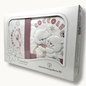 Nazareno Gabrielli Coordinato Culla Composto Da (completo Lenzuola 3 Pezzi + Copertina + Soffice ... Art. Ng3002-2