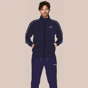 El Charro - Tuta Uomo In Felpa Full Zip - Maglia E Pantalone Con Tasche  Art. Gcm140