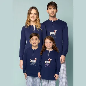 Irge Family - Pigiama Donna In Caldo Cotone 100% (disponibile Per Tutta La Famiglia) Art. Mii2142