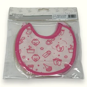 Irge Baby - 6 Pezzi Bavetta Baby In Puro Cotone Stampato Con Laccetti  Art. Ir1374-2