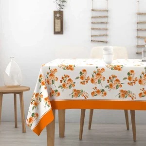 Irge Peonia Tovaglia Da Tavola X12 100% Cotone Fantasie Floreali 120x240 6 Colori