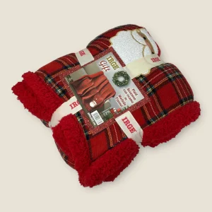 Irge Natale - Plaid 2 Posti Scozzese In Morbido E Caldo Flannel Misura 200x225  Art. Irn10 Gift