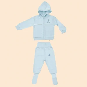 Irge Baby - Set Cardigan E Ghettina Colore Natural Wood Art. Bor02