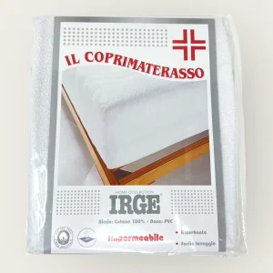 Irge Coprimaterasso Culla Impermeabile 60x130 -sopra Cotone -sotto Pvc-  Art. Irge Traversa