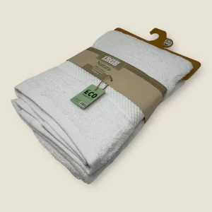 Irge Natura Telo Bagno 90x140 In Spugna 100% Cotone Con Balza In Tinta  Telo Natura Eco