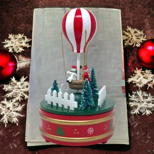 Irge Natale Carillon Mongolfiera Con Movimento Circolare  Art. Irn28