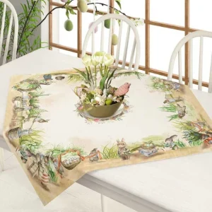 Irge Home Paqua - Centrotavola 90x90 Fantasia Digitale Piazzata  Art. Sierra Centrotavola