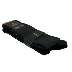 Egon Furstenberg - Pacco Da 3 Calze Uomo Corto In Caldo Cotone 100% Fantasia (colori Assortiti) Art. Ef037c