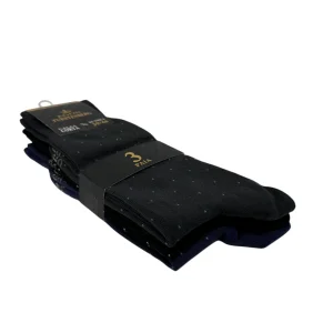 Egon Furstenberg - Pacco Da 3 Calze Uomo Corto In Caldo Cotone 100% Fantasia (colori Assortiti) Art. F84c