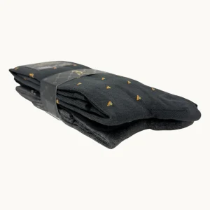 Egon Furstenberg - Pacco Da 3 Calze Uomo Lungo In Caldo Cotone 100% Fantasia (colori Assortiti) Art. Ef85l