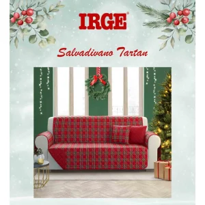 Irge Natale  Salvadivano Natalizio In Tartan Disponibile In Varie Misure Coordinabile Coprisediaart. Joice