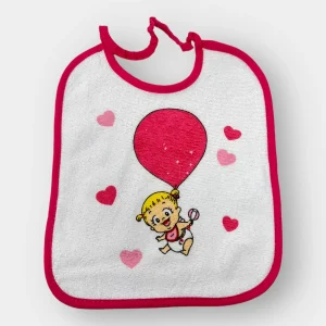 Roby - Bavetta Media Spugna 100% Cotone Chiusura/elastico Stampata Femminuccia