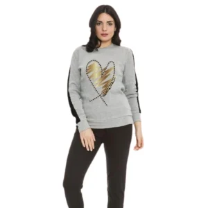 Irge Home Wear Tuta Ragazza Invernale Girocollo In Felpina Di Cotone  Art. Sd152