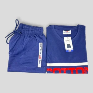 Cotton Belt Completo Fuoriacqua Uomo Corto Short Con Tasche In Cotone  Art. Island