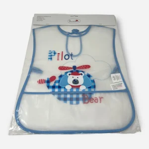 Roby - Bavetta E Grembiulino Salvamacchia In Pvc Smanicato Maschietto Stampato  Art.k307