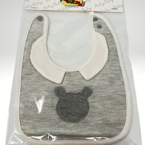 Roby - Bavetta Colletto In Cotone 100% Chiusura Con Bottone Colore Melange Femminuccia Art. B211