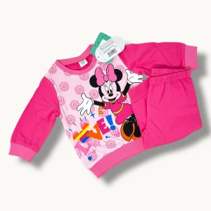 Disney - Pigiama Neonato Femminuccia In Cotone 100% Stampa Minnie Mouse Art. Wi4250