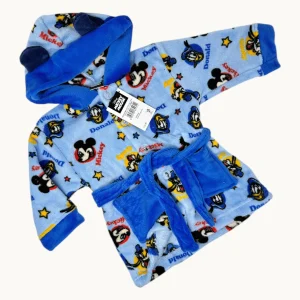 Ellepi Mondo Disney Vestaglia Baby Maschietto In Coral Stampa (disney) Abbinabile Con Pigiama Art. W60018