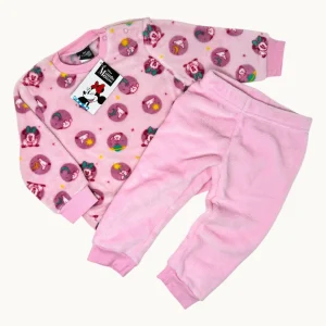 Ellepi Mondo Disney Pigiama Baby Femminuccia In Coral Stampa (disney) Abbinabile Con Vestaglia Art. Wi4283