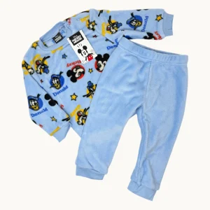 Ellepi Mondo Disney Pigiama Baby Maschietto In Coral Stampa (disney) Abbinabile Con Vestaglia Art. Wi4284