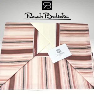 Renato Balestra - Completo Lenzuola Matrimoniale In Puro Cotone Art. Nairobi