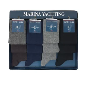 Marina Yachting Conf.12 Paia Calza Uomo Corta In Caldo Cotone 100% Tinta/unita Colori Assortiti Art.ma30014