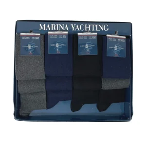 Marina Yachting  Conf.12 Paia Calza Uomo Lunga In Caldo Cotone 100% Tinta/unita Col/ass. Art.ma30112