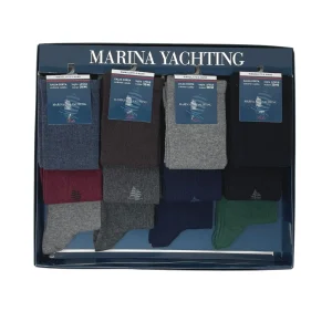 Marina Yachting Conf.12 Paia Calza Uomo Corta (senza Elastico) In Caldo Cotone 100%  Ma30212