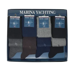 Marina Yachting Conf.12 Paia Calza Uomo Corta In Caldo Cotone 100% Tinta/unita Colori Assortiti Art.ma30614