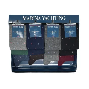 Marina Yachting Conf.12 Paia Calza Uomo Lunga In Caldo Cotone 100% Fantasia Assortite