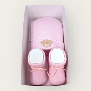 Mafer Baby Set 2 Pezzi Cappello + Calzino Con Applicazione In Cotone  Art. Wse7518