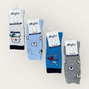 Mafer Baby  -calza Lunga Baby Maschietto Con Disegno In Caldo Cotone  Art. Bml7886