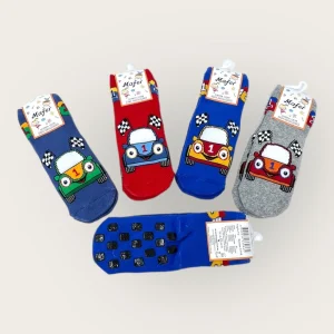 Mafer Baby Calzino Antiscivolo Baby Maschietto In Cotone Fantasie Assortite  Art. Ban7814