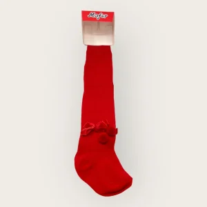 Mafer Natale Collants Baby In Caldo Cotone Rosso Natale  Art. Xna8078