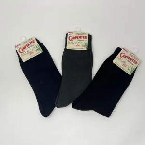 Carpenter - 3 Paia Di Calza Uomo Corta In Bamboo Ecosostenibile Tinta Unita