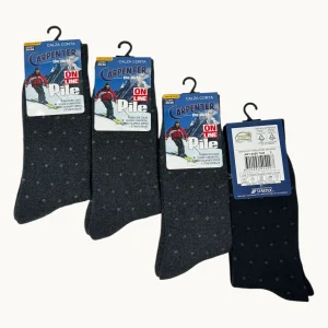 Carpenter - (pacco Da 4) Calza Corta In Morbido E Caldo Pile Fantasia Art. 0568